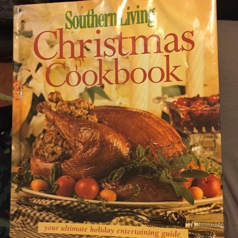SOUTHERN living hardcover Christmas cookbook.